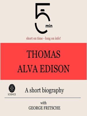 cover image of Thomas Alva Edison